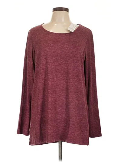 Jockey 3/4 Sleeve T-shirt In Burgundy