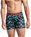 Jockey Active Microfiber 3.5" Boxer Brief In Blue