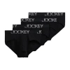Jockey Active Stretch Mens 4 Pack Support Pouch Briefs 9129 In Black