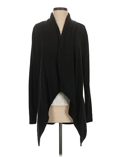 Pre-owned Jockey Cardigan Sweater In Black