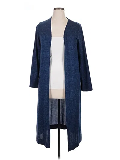 Pre-owned Jockey Cardigan Sweater In Blue