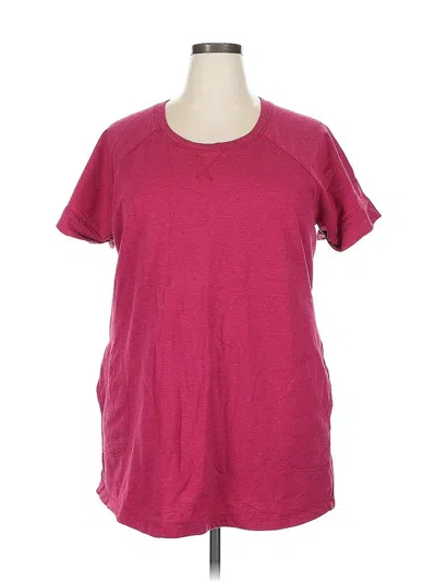 Pre-owned Jockey Cardigan Sweater In Burgundy