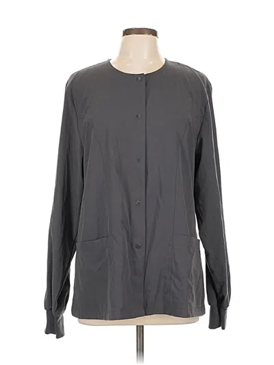 Pre-owned Jockey Cardigan Sweater In Gray