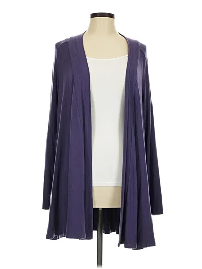 Pre-owned Jockey Cardigan Sweater In Purple
