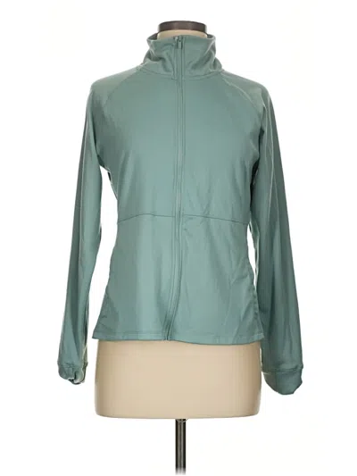 Pre-owned Jockey Cardigan Sweater In Teal