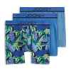 Jockey Casual Cotton Stretch Mens 3 Pack Boxer Briefs 3498 In Blue