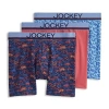 Jockey Casual Cotton Stretch Mens 3 Pack Boxer Briefs 3498 In Multi