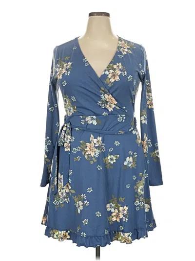 Pre-owned Jockey Casual Dress In Blue