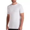 Jockey Classics Bonus Pack Mens 4 Pack Short Sleeve Crew Neck Moisture Wicking T-shirt In White