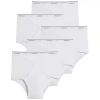 Jockey Cotton Bonus Pack Mens 5 Pack Briefs 9865 In White