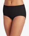 Jockey Cotton Stretch Brief 1556, Available In Extended Sizes In Soft Botanical Dreamy Blue
