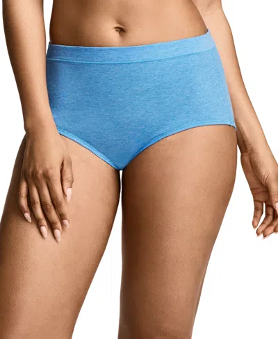 Jockey Cotton Stretch Brief 1556, Created For Macy's In Blue