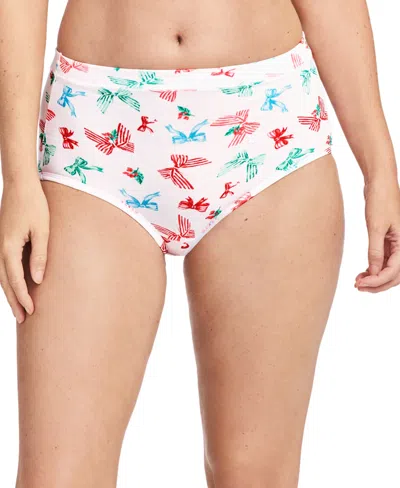 Jockey Cotton Stretch Brief 1556, Created For Macy's In White