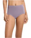 Jockey Cotton Stretch Brief 1556, Created For Macy's In Purple