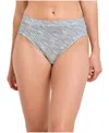 Jockey Cotton Stretch Hi Cut 1555, Created For Macy's In Gray