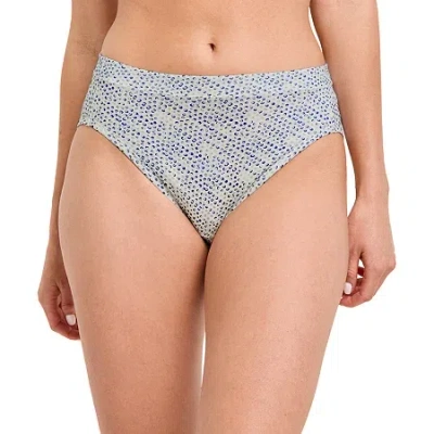 Jockey Cotton Stretch Hi-cut Panty - 1555 In Blue