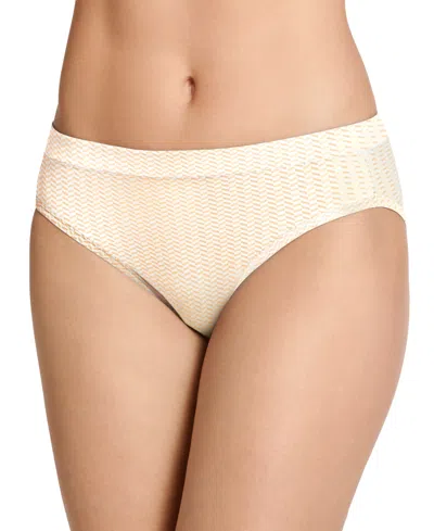 Jockey Cotton Stretch Hipster Underwear 1554 In Chevron Sand