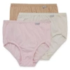 Jockey Elance 3 Pack Brief Panty - 1484 In Brown