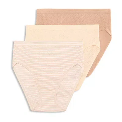 Jockey Elance Breathe French Cut - 3 Pack-1541 In Sand