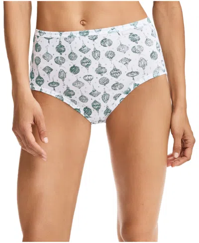 Jockey Elance Brief 3 Pack Underwear 1484, 1486 Extended Sizes In Blue
