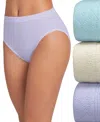 Jockey Elance Breathe Hipster Underwear 3 Pack 1540, Also Available In Extended Sizes In Violet Veil,sandy Shimmer,minty Mist