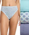 Jockey Elance French Cut 3 Pack Underwear 1485 1487, Extended Sizes In White