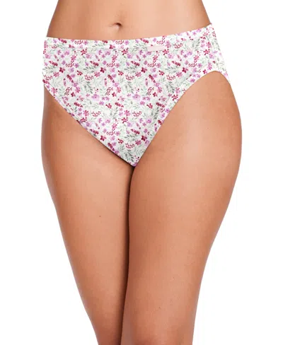 Jockey Elance French Cut 3 Pack Underwear 1485 1487, Extended Sizes In Multi