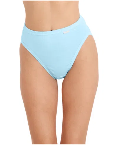 Jockey Elance French Cut 3 Pack Underwear 1485 1487, Extended Sizes In Flowering Line,cactus Pine,bleached