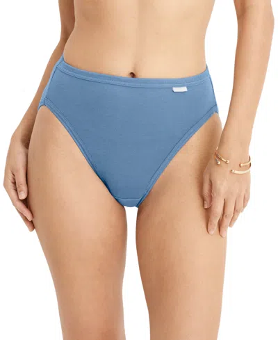 Jockey Elance French Cut 3 Pack Underwear 1485 1487, Extended Sizes In Paisley Floral,montauk Stripe,fresh Coat