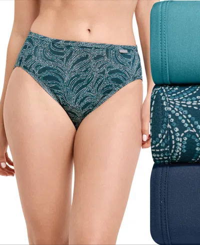 Jockey Elance Super Soft French Cut Underwear 3 Pack 2071 In Green