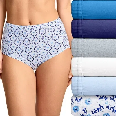 Jockey Elanceâ Cotton Brief - 6 Pack - 6193 In Multi