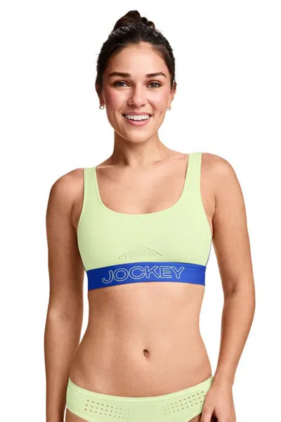 Jockey Everactive Ventracool Air Low-impact Sports Bra In Green
