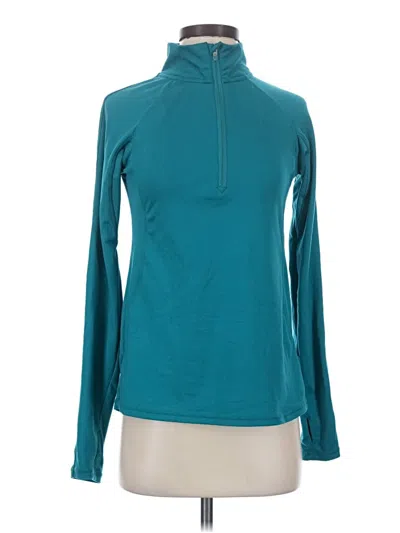 Pre-owned Jockey Fleece Jacket In Teal