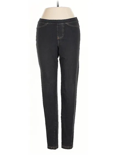 Pre-owned Jockey Jeggings In Black