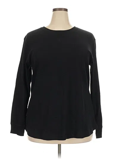 Pre-owned Jockey Long Sleeve T-shirt In Black