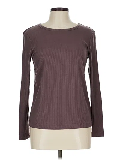 Pre-owned Jockey Long Sleeve T-shirt In Brown