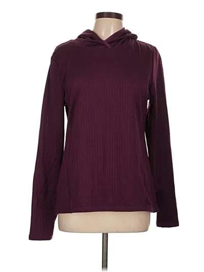 Pre-owned Jockey Long Sleeve T-shirt In Burgundy