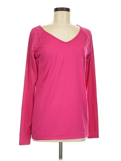 Pre-owned Jockey Long Sleeve T-shirt In Pink