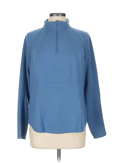 Pre-owned Jockey Long Sleeve Turtleneck In Blue