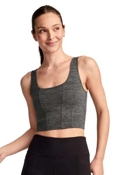 Jockey Longline Low Impact Sports Bra In Gray