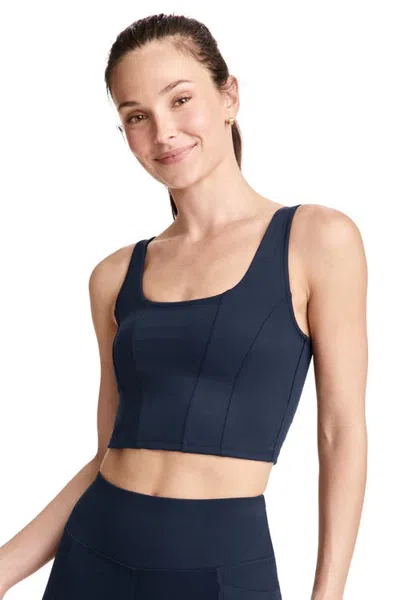 Jockey Longline Low Impact Sports Bra In Blue