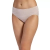 Jockey Matte & Shine Seamfree Hi Cut Panty - 1306 In Sand