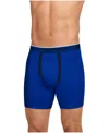 Jockey Men's 2-pack Chafe-proof Micro Boxer Briefs In Blue