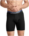 Jockey Men's 2-pack Infinite Cool Long Leg Boxer Briefs In Black