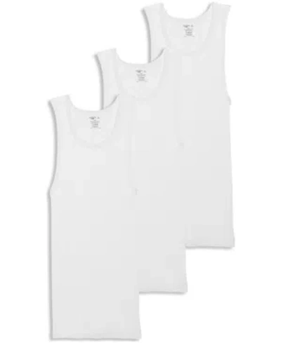 JOCKEY MEN'S 3-PACK COTTON CREWNECK TANK TOPS