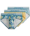 Jockey Men's Cotton-stretch Briefs, Pack Of 3 In Blue