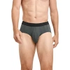 Jockey Mens 3 Pack Briefs 4831 In Gray