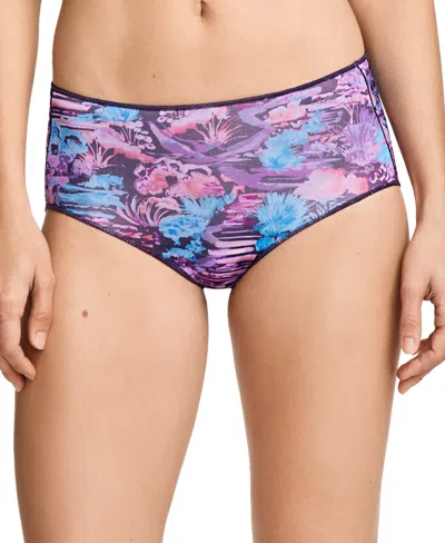 Jockey No Panty Line Promise Hip Brief Underwear 1372, Extended Sizes In Multi