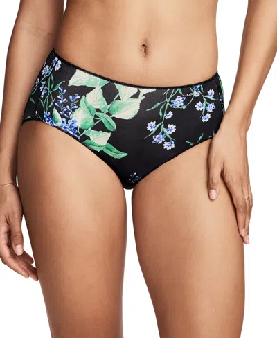 Jockey No Panty Line Promise Hip Brief Underwear 1372, Extended Sizes In Black