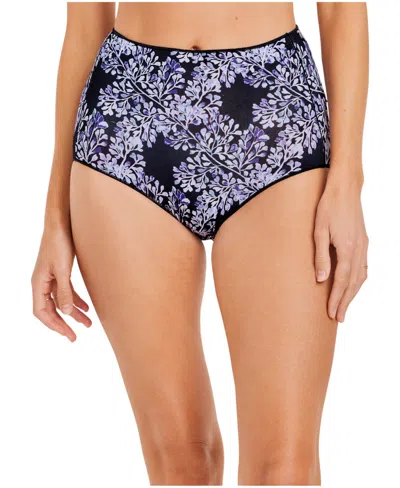 Jockey No Panty Line Promise Hip Brief Underwear 1372, Extended Sizes In Pretty Branches